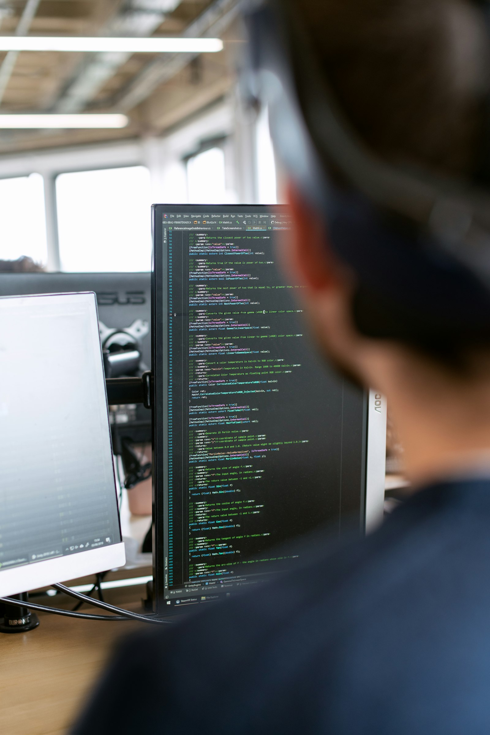 Technical professionals at work in a field operations setting